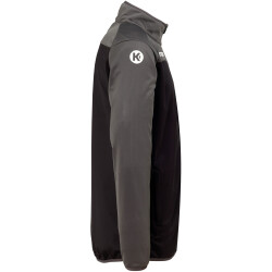 Kempa Prime Polyesterjacke schwarz/anthrazit M