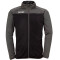 Kempa Prime Polyesterjacke schwarz/anthrazit M