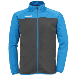 Kempa Prime Poly Trainingsjacke anthrazit/kempablau S