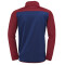 Kempa Prime Polyesterjacke deep blau/deep rot S