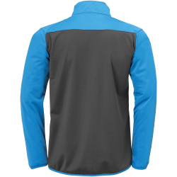 Kempa Prime Polyesterjacke anthrazit/kempablau 140