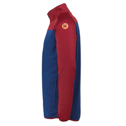 Kempa Prime Polyesterjacke deep blau/deep rot 140
