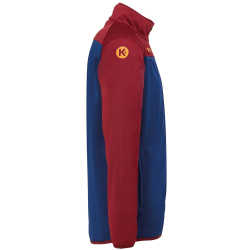 Kempa Prime Polyesterjacke deep blau/deep rot 140