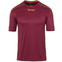 Kempa Polyester Shirt deep rot 140
