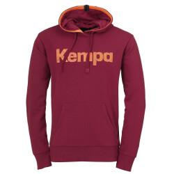Kempa Graphic Hoodie deep rot L