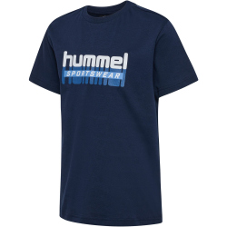 hummel hmlTUKAS T-Shirt Kinder 7239 - black iris 2 128