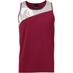Kempa Core 2.0 Tanktop deep rot/dark grau melange M