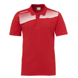 uhlsport Liga 2.0 Poloshirt Rot/Weiß 140