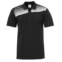 uhlsport Liga 2.0 Poloshirt Schwarz/Weiß 140