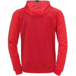 Kempa Prime Multi Trainingsjacke mit Kapuze chilirot/rot S