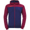 Kempa Prime Multi Jacke deep blau/deep rot L