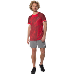 Mizuno Stargazer Shadow Graphic Tennisshirt Herren