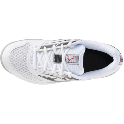 Mizuno Stealth Star 3 Handballschuhe 59 - white/black/fiery red 36.5