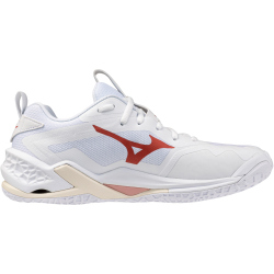 Mizuno Wave Stealth Neo 2 Handballschuhe Damen 73 - white/rose elegance/lava falls 38