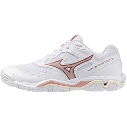 Mizuno Wave Phantom 3 Handballschuhe Damen 73 - white/rose elegance/lava falls 38