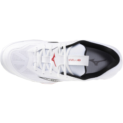 Mizuno Wave Stealth 6 Handballschuhe 59 - white/black/fiery red 42.5
