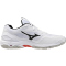 Mizuno Wave Stealth 6 Handballschuhe 59 - white/black/fiery red 42.5