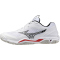 Mizuno Wave Stealth 6 Handballschuhe 59 - white/black/fiery red 42.5