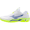 Mizuno Wave Stealth 6 Handballschuhe 39 - white/lightning yellow/dazzling blue 41