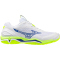 Mizuno Wave Stealth 6 Handballschuhe 39 - white/lightning yellow/dazzling blue 41