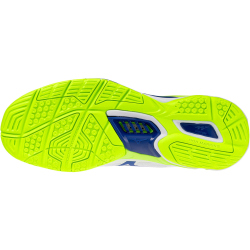 Mizuno Wave Stealth 6 Handballschuhe 39 - white/lightning yellow/dazzling blue 42.5