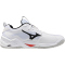 Mizuno Wave Stealth Neo 2 Handballschuhe 59 - white/black/fiery red 46.5