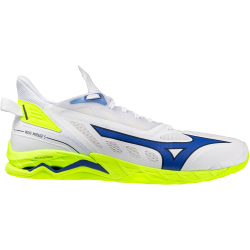 Mizuno Wave Mirage 5 Handballschuhe 39 - white/lightning yellow/dazzling blue 50