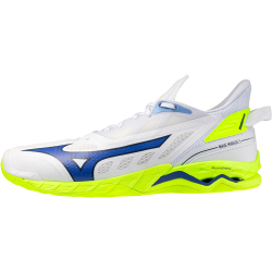 Mizuno Wave Mirage 5 Handballschuhe 39 - white/lightning yellow/dazzling blue 50