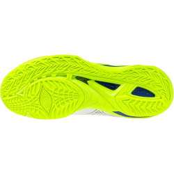 Mizuno Wave Mirage 5 Handballschuhe 39 - white/lightning yellow/dazzling blue 50