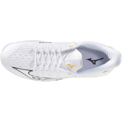 Mizuno Wave Leopardus Feldhockeyschuhe 69 - white/celeste 36.5