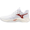 Mizuno Wave Momentum Pro Volleyballschuhe Damen 73 - white/rose elegance/lava falls 38