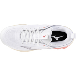 Mizuno Wave Luminous 3 Korfballschuhe Damen 73 - white/rose elegance/lava falls 42.5