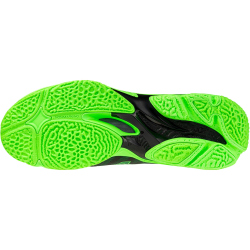 Mizuno Wave Lightning Elite Volleyballschuhe 49 - black/glowing apple/mandarin orange 40