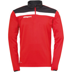 uhlsport Offense 23 1/4-Zip Sweatshirt rot/schwarz/weiss S