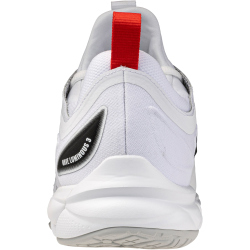 Mizuno Wave Luminous 3 Korfballschuhe 59 - white/black/fiery red 48.5