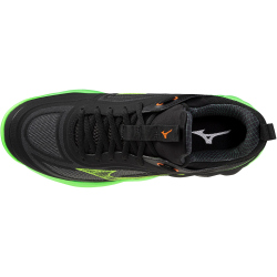 Mizuno Wave Luminous 3 Korfballschuhe 49 - black/glowing...