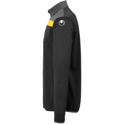 uhlsport Offense 23 1/4-Zip Sweatshirt schwarz/anthrazit/limonengel S