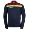 uhlsport Offense 23 1/4-Zip Sweatshirt marine/bordeaux/fluo gelb M