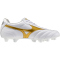 Mizuno Morelia II Club FG Fußballschuhe 50 - white/football gold/galaxy silver 44.5