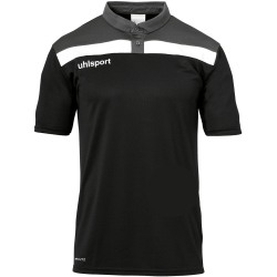 uhlsport Offense 23 Poloshirt schwarz/anthrazit/weiss L