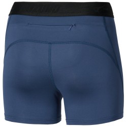 Mizuno Core Impulse kurze Leggings Damen 12 - estate blue M