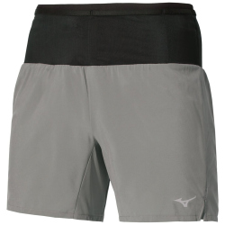 Mizuno Multi Pocket Laufshorts Herren 08 - lava smoke L