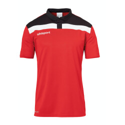 uhlsport Offense 23 Poloshirt rot/schwarz/weiss 4XL