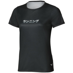 Mizuno Core Graphic Laufshirt Damen 09 - black XS