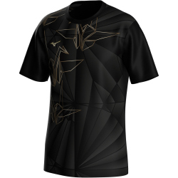 Mizuno Active DryAeroFlow Graphic Laufshirt Herren 99 - taniori M