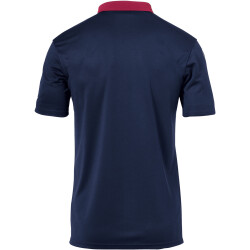 uhlsport Offense 23 Poloshirt marine/bordeaux/fluo gelb S