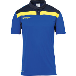 uhlsport Offense 23 Poloshirt azurblau/marine/limonenge S