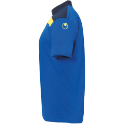 uhlsport Offense 23 Poloshirt azurblau/marine/limonenge S