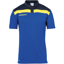 uhlsport Offense 23 Poloshirt azurblau/marine/limonenge 4XL