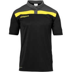 uhlsport Offense 23 Poloshirt schwarz/anthrazit/limonengel L
